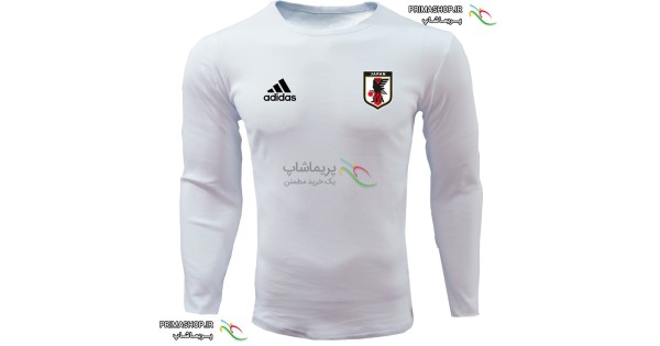 خرید تیشرت هواداری ژاپن سفید آستین بلند